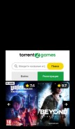 How torrent2games.net looks like on a mobile device such as an iPhone.
