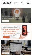 How tosibox.com looks like on a mobile device such as an iPhone.
