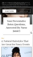 How totalbeauty.com looks like on a mobile device such as an iPhone.
