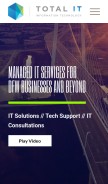 How totalit.com looks like on a mobile device such as an iPhone.