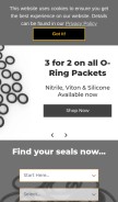 How totallyseals.com looks like on a mobile device such as an iPhone.