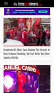 How totalprosports.com looks like on a mobile device such as an iPhone.