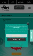 How totalwireless.com looks like on a mobile device such as an iPhone.
