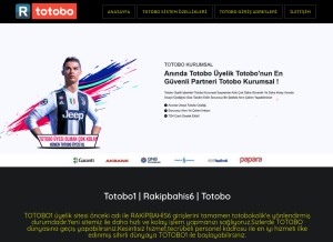 How totobokolik.com looks like on a tablet such as an iPad.
