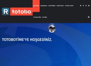 How totobotime.com looks like on a tablet such as an iPad.