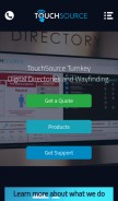How touchsource.com looks like on a mobile device such as an iPhone.