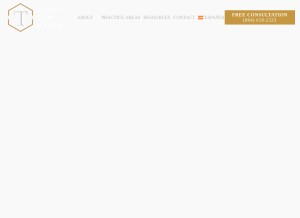 How toumalawgroup.com looks like on a tablet such as an iPad.