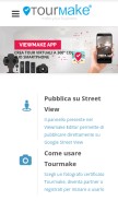 How tourmake.it looks like on a mobile device such as an iPhone.