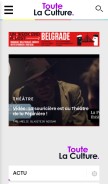 How toutelaculture.com looks like on a mobile device such as an iPhone.