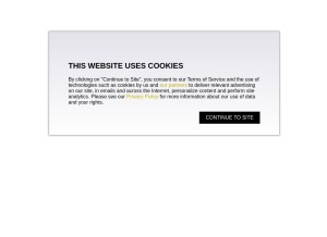 How townsquaremedia.com looks like on a tablet such as an iPad.
