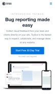 How toyboxsystems.com looks like on a mobile device such as an iPhone.