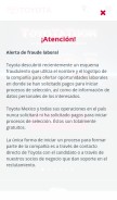 How toyota.mx looks like on a mobile device such as an iPhone.