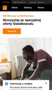 How tp.pl looks like on a mobile device such as an iPhone.
