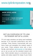 How tpinkrepeaters.net looks like on a mobile device such as an iPhone.