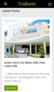 How trabenh.com looks like on a mobile device such as an iPhone.