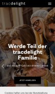 How tracdelight.com looks like on a mobile device such as an iPhone.