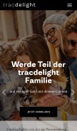 How tracdelight.io looks like on a mobile device such as an iPhone.