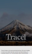 How tracelhealth.com looks like on a mobile device such as an iPhone.