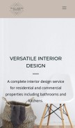 How traceyandrewsinteriors.co.uk looks like on a mobile device such as an iPhone.