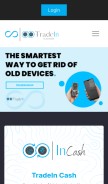 How tradein.analoguemall.com looks like on a mobile device such as an iPhone.