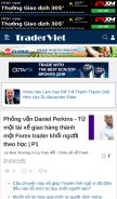 How traderviet.com looks like on a mobile device such as an iPhone.