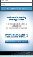 How tradingstrategyguides.com looks like on a mobile device such as an iPhone.