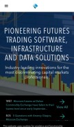 How tradingtechnologies.com looks like on a mobile device such as an iPhone.