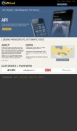 How trafficland.com looks like on a mobile device such as an iPhone.