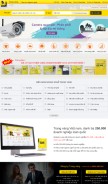 How trangvangvietnam.com looks like on a mobile device such as an iPhone.