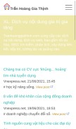 How tranhoanggiathinh.com looks like on a mobile device such as an iPhone.