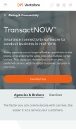 How transactnow.com looks like on a mobile device such as an iPhone.