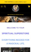 How transcendentalaspirations.com looks like on a mobile device such as an iPhone.