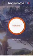 How transfernow.net looks like on a mobile device such as an iPhone.