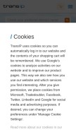 How transip.net looks like on a mobile device such as an iPhone.