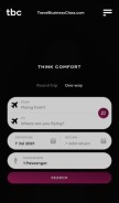 How travelbusinessclass.com looks like on a mobile device such as an iPhone.