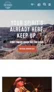 How travelnevada.com looks like on a mobile device such as an iPhone.