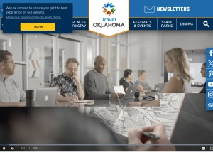 How travelok.com looks like on a tablet such as an iPad.