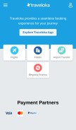 How traveloka.com looks like on a mobile device such as an iPhone.