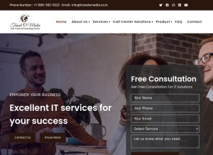 How travelomedia.co.in looks like on a tablet such as an iPad.