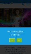 How travelport.com looks like on a mobile device such as an iPhone.