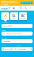 How travelup.com looks like on a mobile device such as an iPhone.