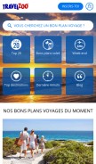 How travelzoo.com looks like on a mobile device such as an iPhone.