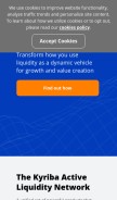 How treasury-factory.com looks like on a mobile device such as an iPhone.