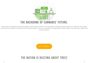 How treez.io looks like on a tablet such as an iPad.
