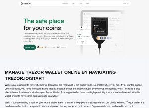 How tregoriostart.com looks like on a tablet such as an iPad.