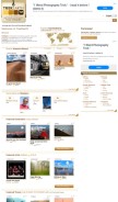 How trekearth.com looks like on a mobile device such as an iPhone.
