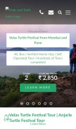 How treksandtrails.org looks like on a mobile device such as an iPhone.