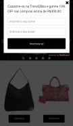 How trend2box.com looks like on a mobile device such as an iPhone.