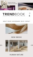 How trendesignbook.com looks like on a mobile device such as an iPhone.