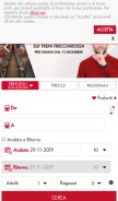 How trenitalia.com looks like on a mobile device such as an iPhone.